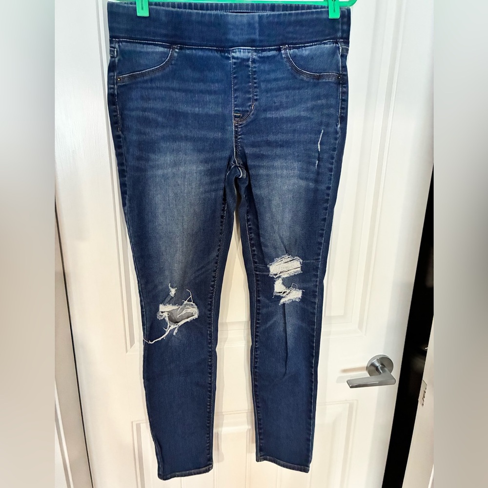 Old Navy Rockstar Mid-Rise Stretch Distressed Skinny Jeans